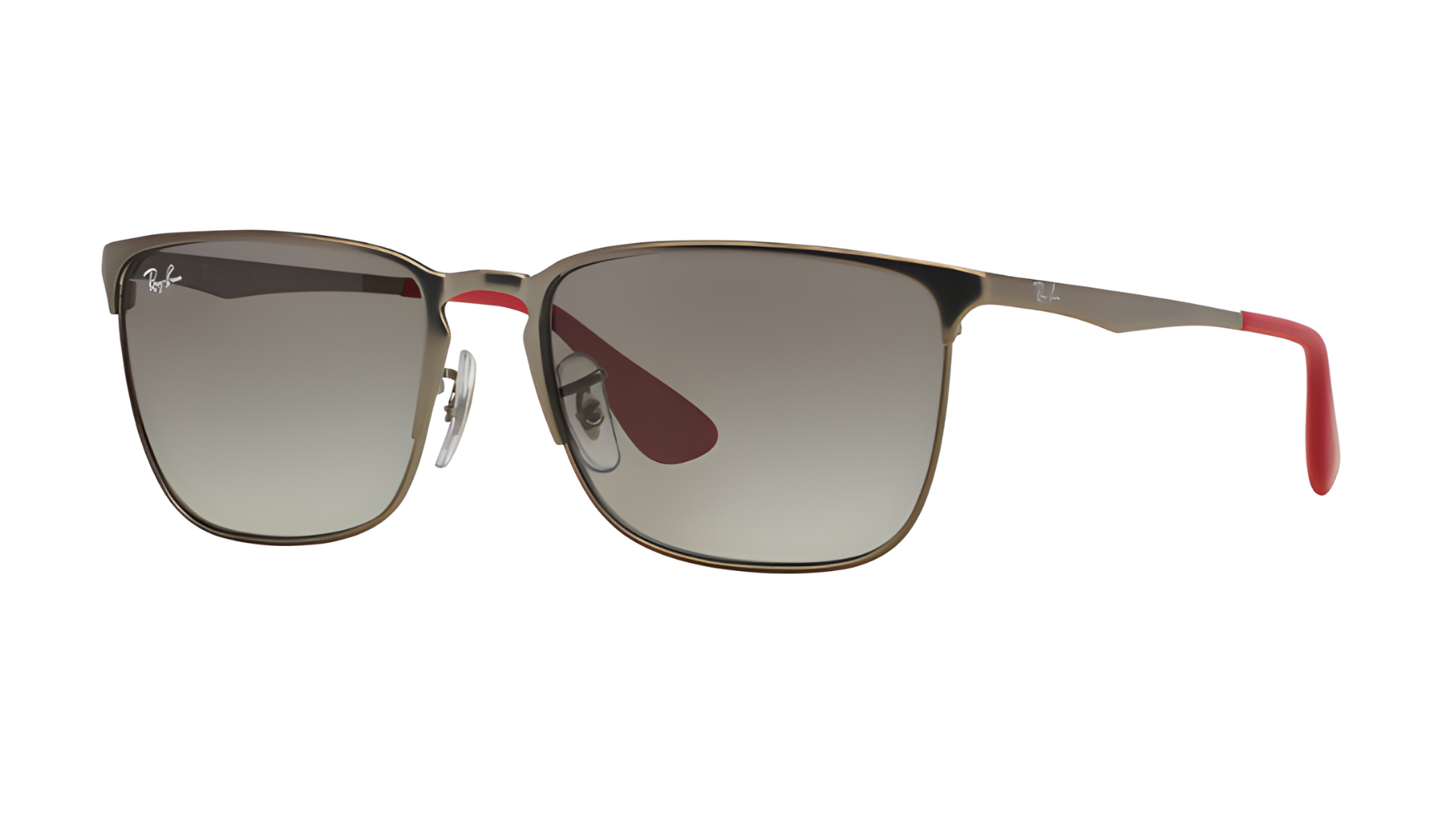 Ray-Ban RB3508 - Matte Gunmetal With Pink/red Earsocks