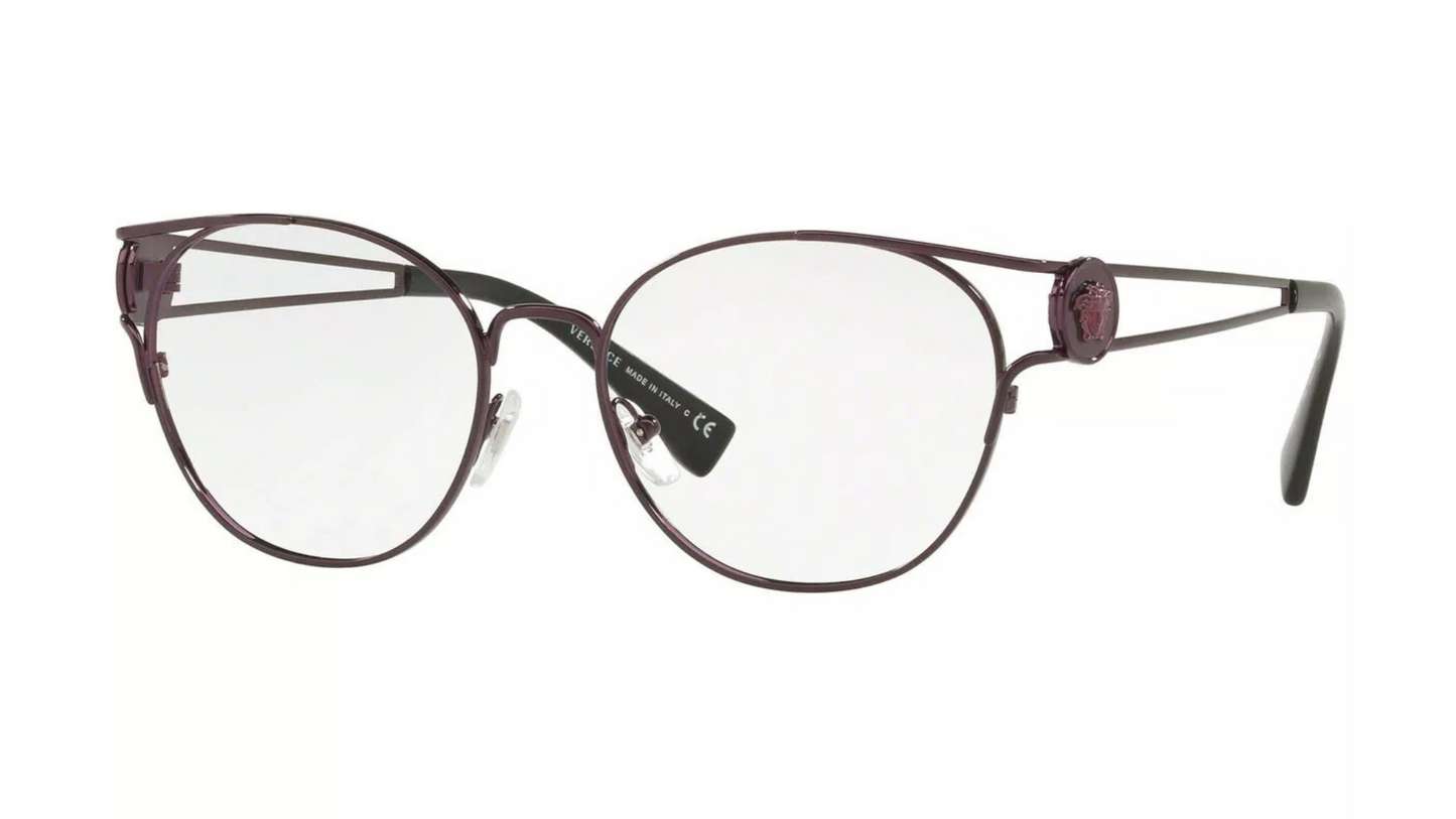 Versace VE1250 - Deep Purple (With Black On End Of Temples)