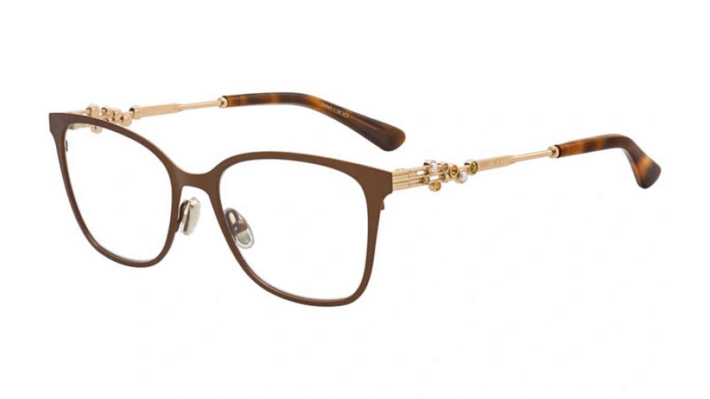 Jimmy Choo JC212 - Matt Copper Gold Matt Pink