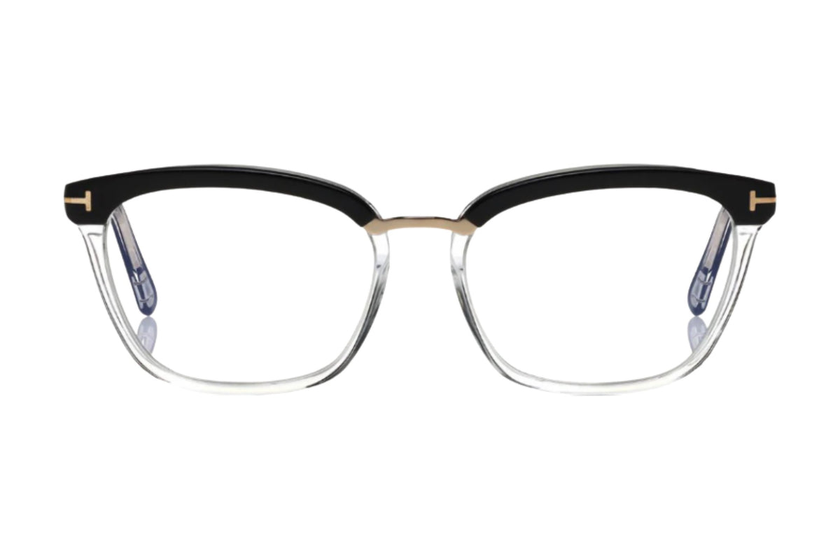 Tom Ford FT5550-B Medium / Black/Clear