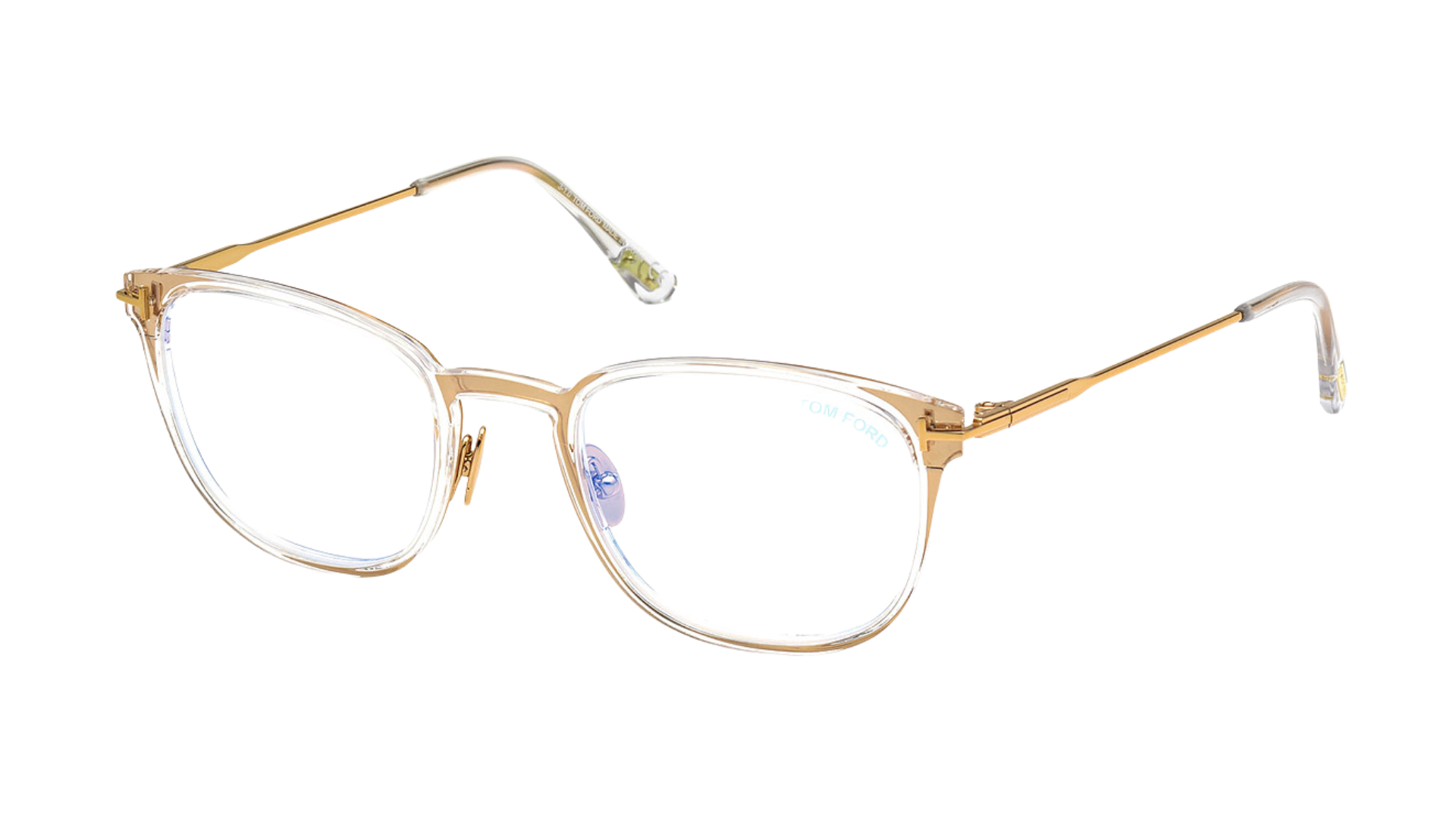 Tom Ford FT5694-B - Shiny Deep Gold/Shiny Crystal (030) side