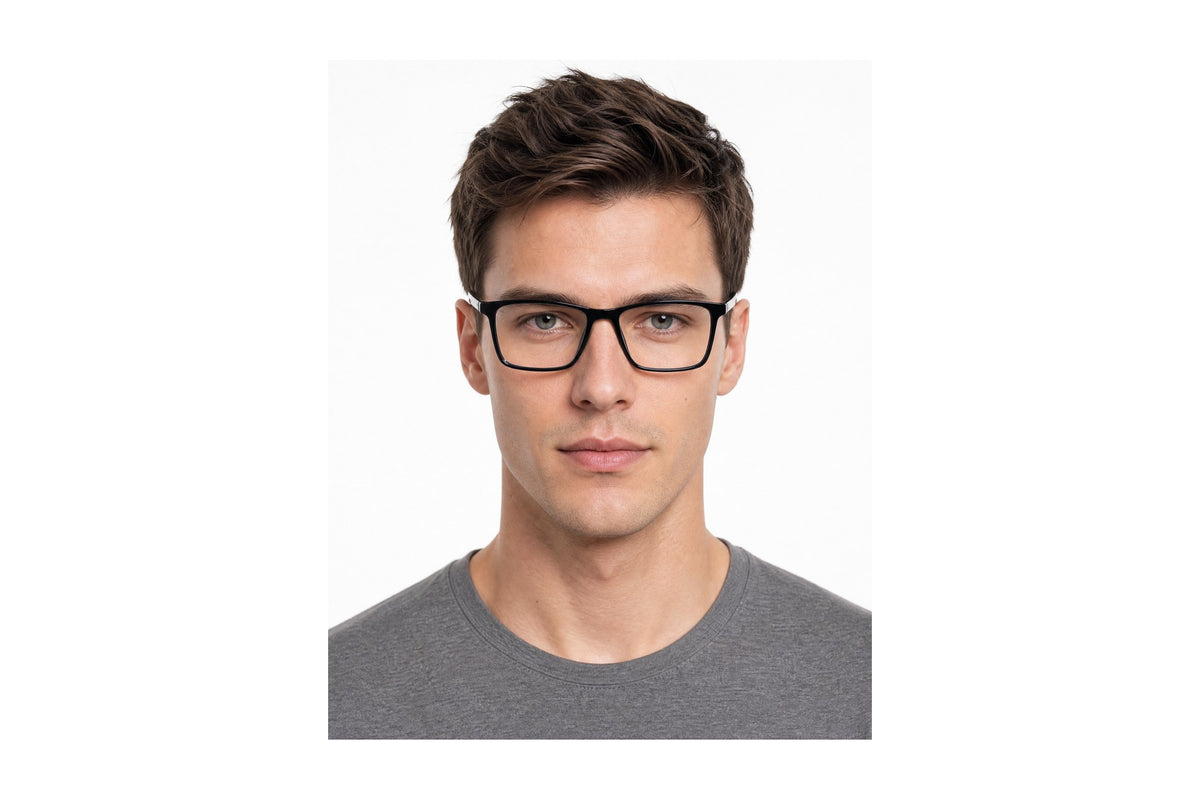 Elwood Eyeglasses Black Matte side