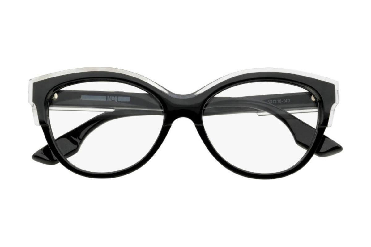 McQ by Alexander McQueen MQ0026O Medium / Black With Black Temples