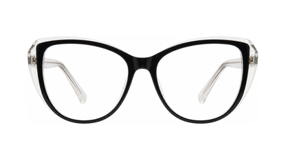 Balmy Eyeglasses - Black/Crystal