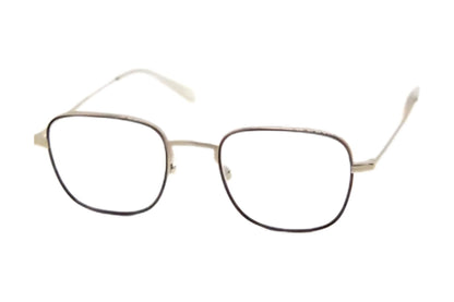 Garrett Leight PRESTON Small / Brick-Rose Gold-Nude (BRI-RG-NU) side