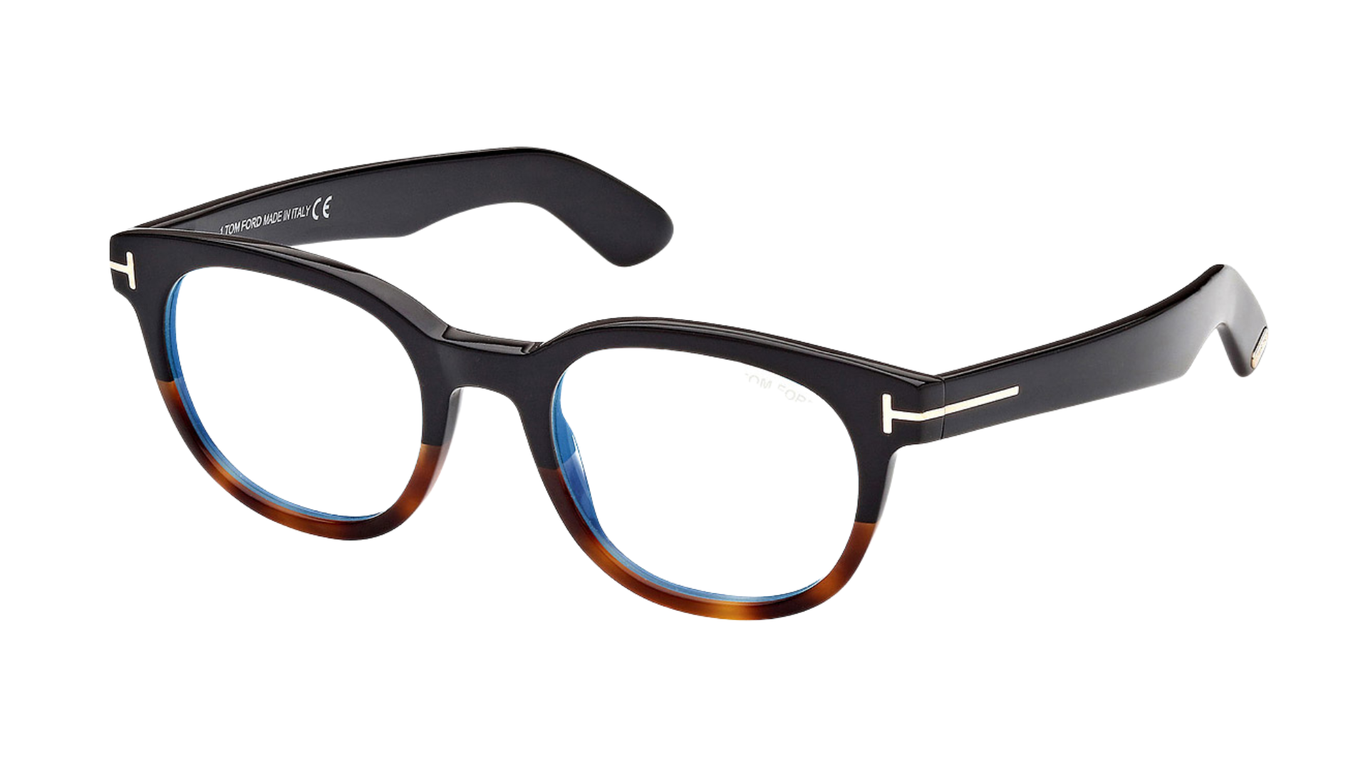 Tom Ford FT5807-B - Shiny Black & Classic Havana (005) side