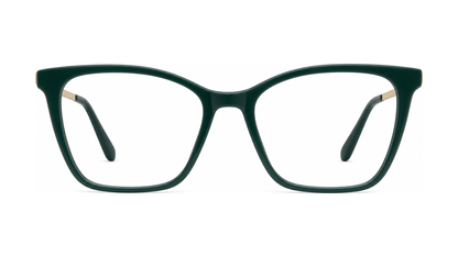 Attention Eyeglasses - Emerald/Gold