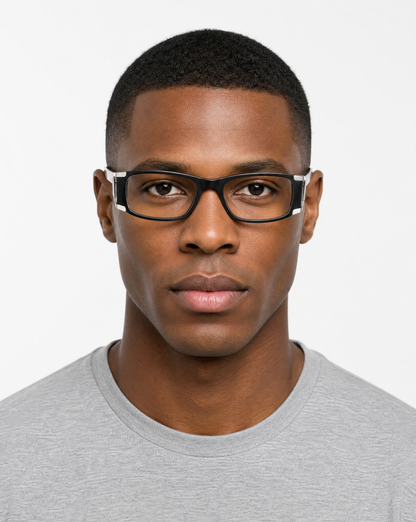 Tiffany Eyeglasses - Black / 52-16-140 lifestyle
