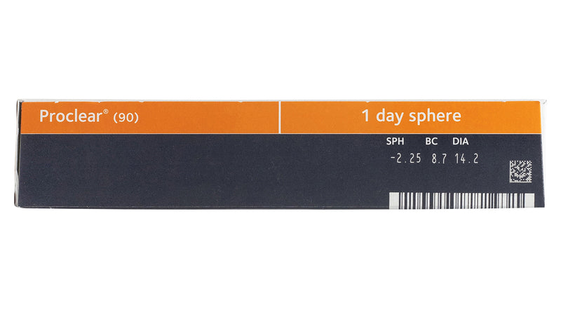Proclear 1 Day 90 Pack Contacts Powers