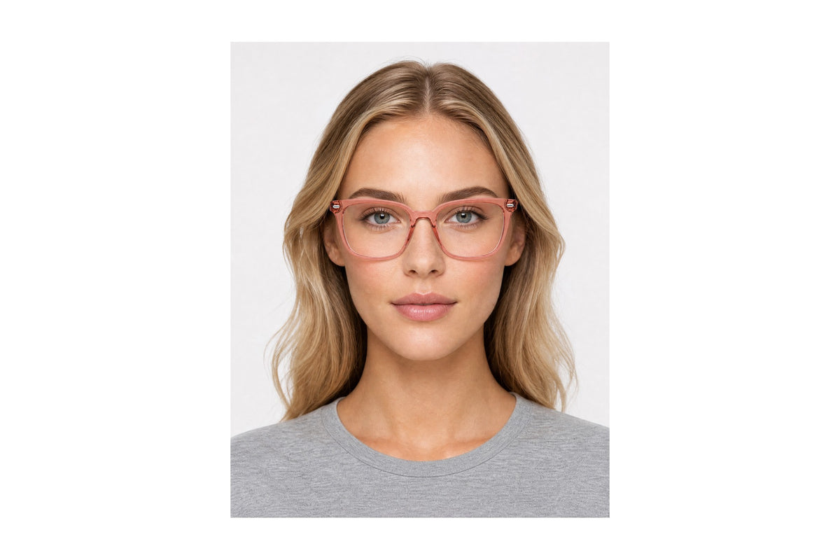 Adapt Eyeglasses Rose Crystal side