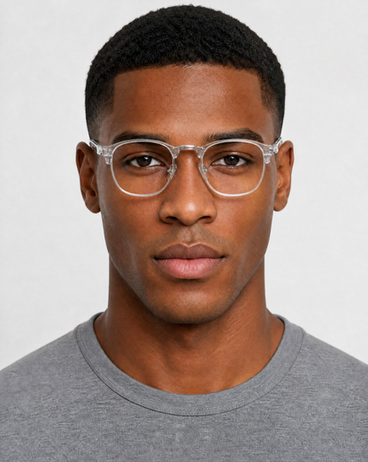 Classic Eyeglasses - Crystal/Silver lifestyle