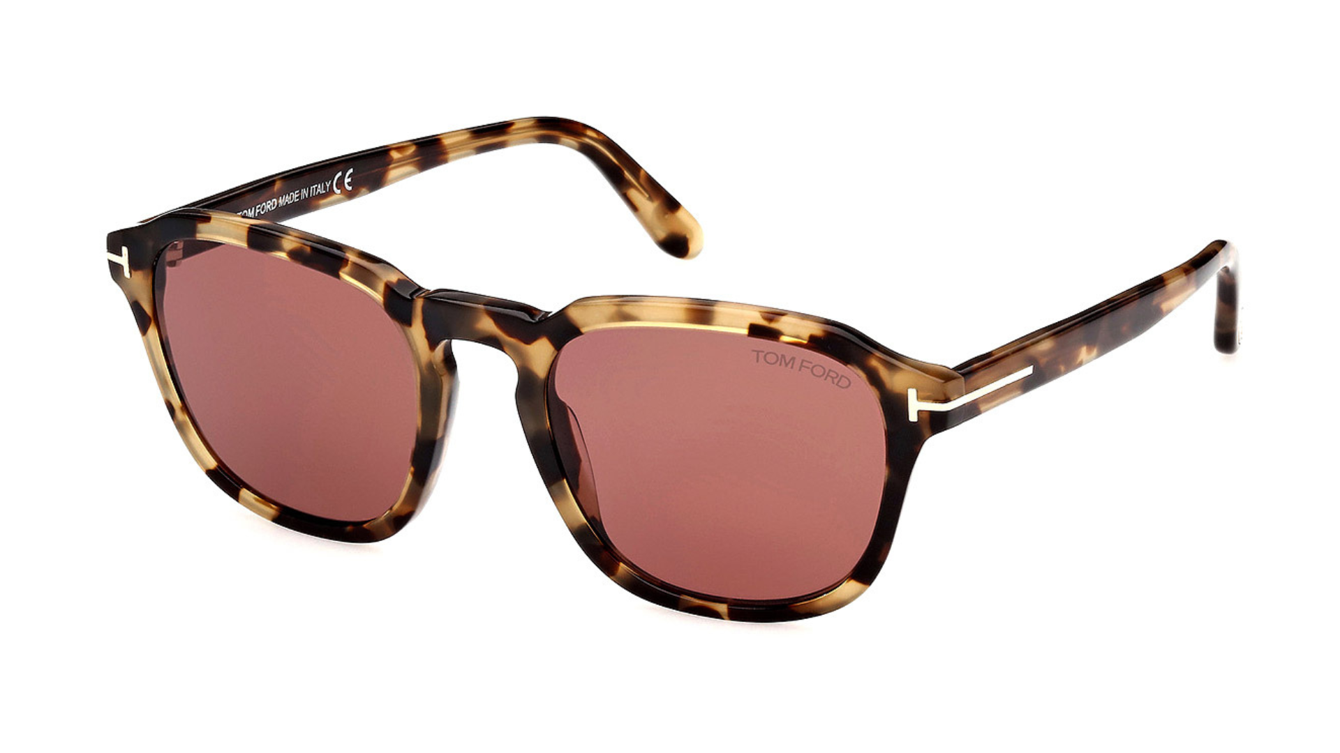 Tom Ford FT0931 - Shiny Light Tokyo Tortoise (56S) side
