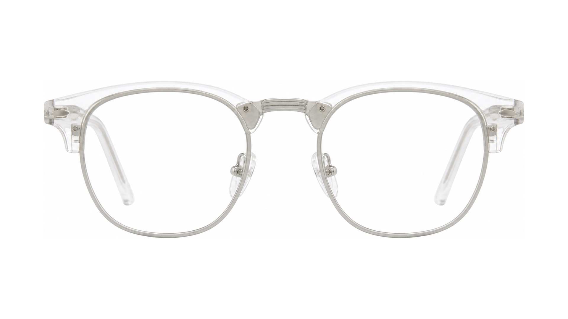 Classic Eyeglasses - Crystal/Silver