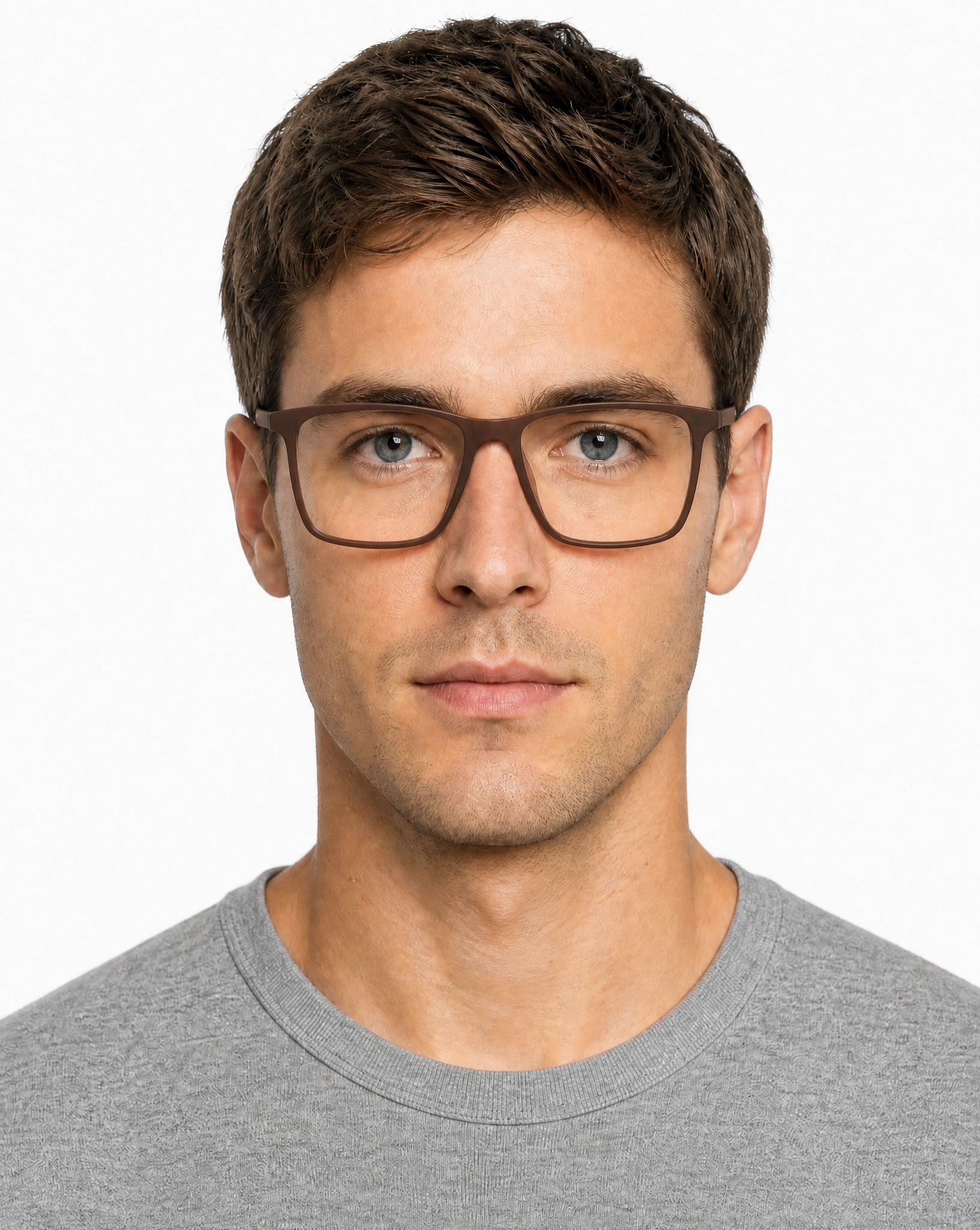 Elwood Eyeglasses - Brown Matte lifestyle